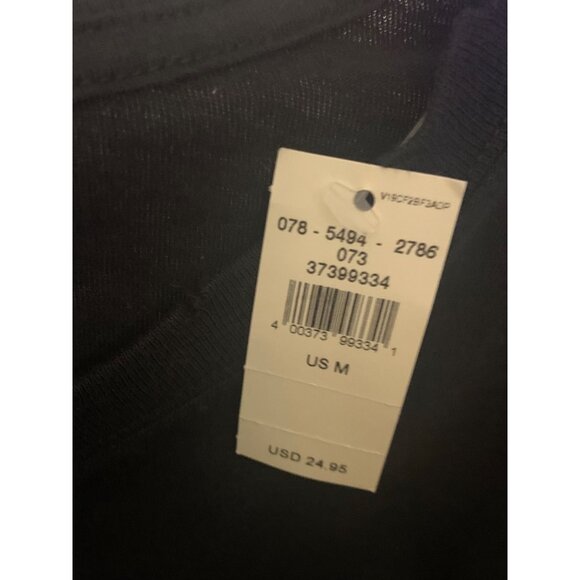 AERIE Solid Black Distressed Oversized Short Sleeve Boyfriend T-Shirt NWT Medium - Picture 10 of 10